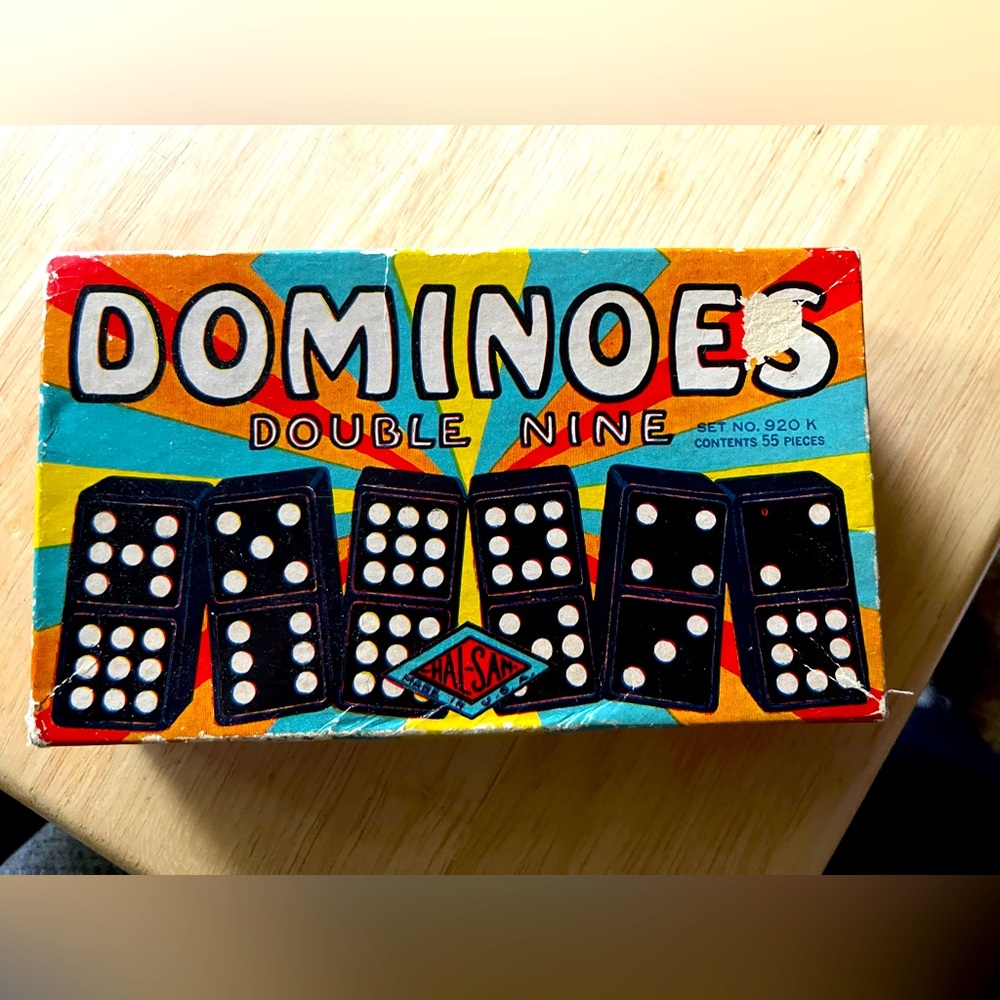 Vintage Dominoes Hal-Sam 1940’s